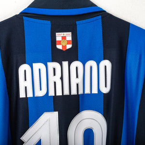 Maglia Home Inter Nike Adriano 10 Centenario 2007/2008 XL