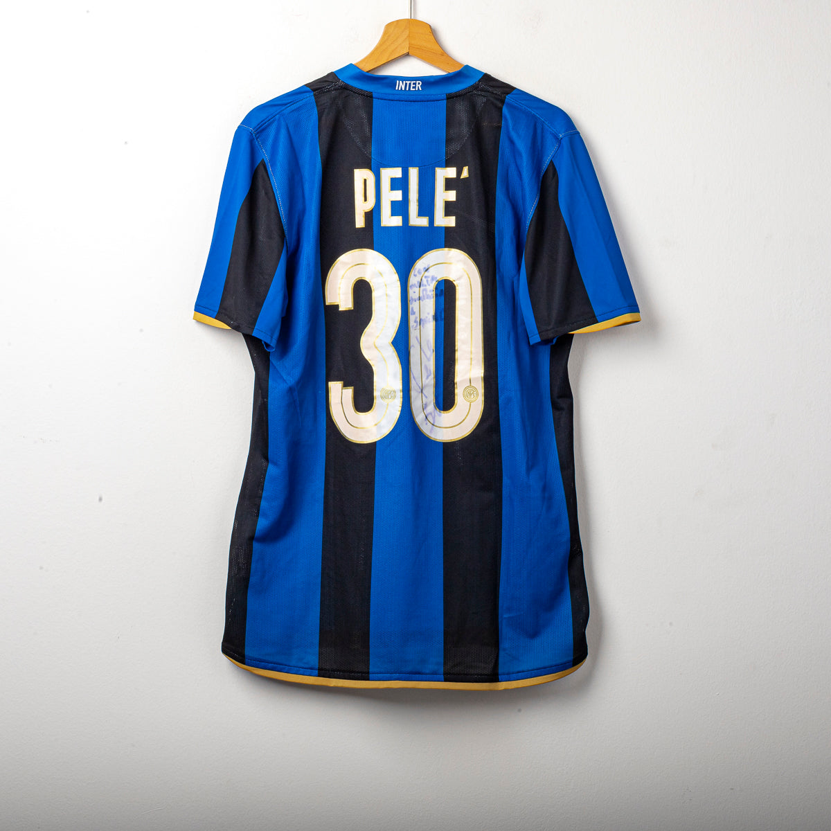 maglia home inter nike Pelé 30 2008/2009 autografata