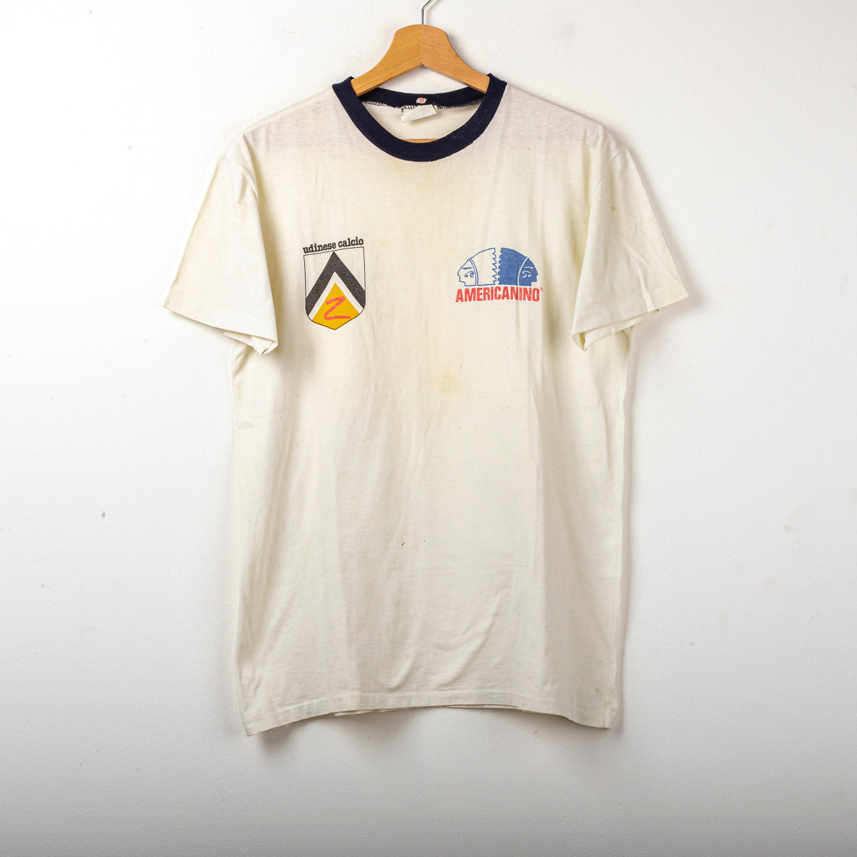 1982/1983 Udinese  Americanino white training shirt