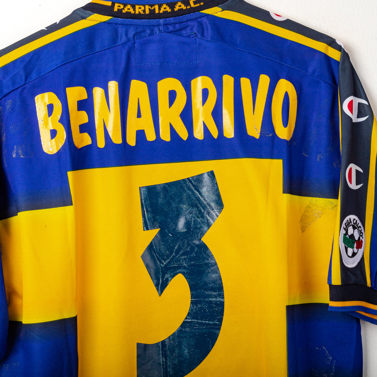 Maglia Home Parma Champion Benarrivo 3 2001/2002