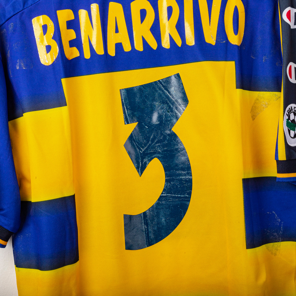 Maglia Home Parma Champion Benarrivo 3 2001/2002