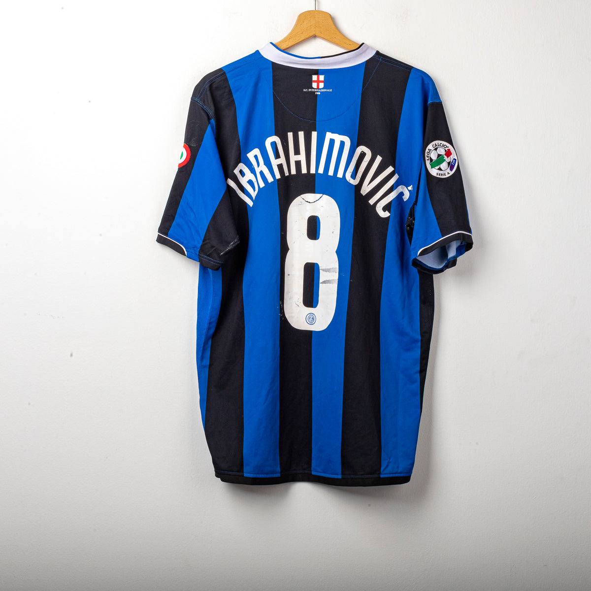 2006/2007 inter nike ibrahimovic 8 home jersey