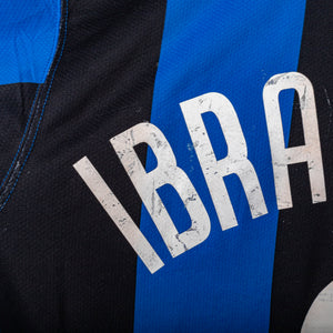 2006/2007 inter nike ibrahimovic 8 home jersey