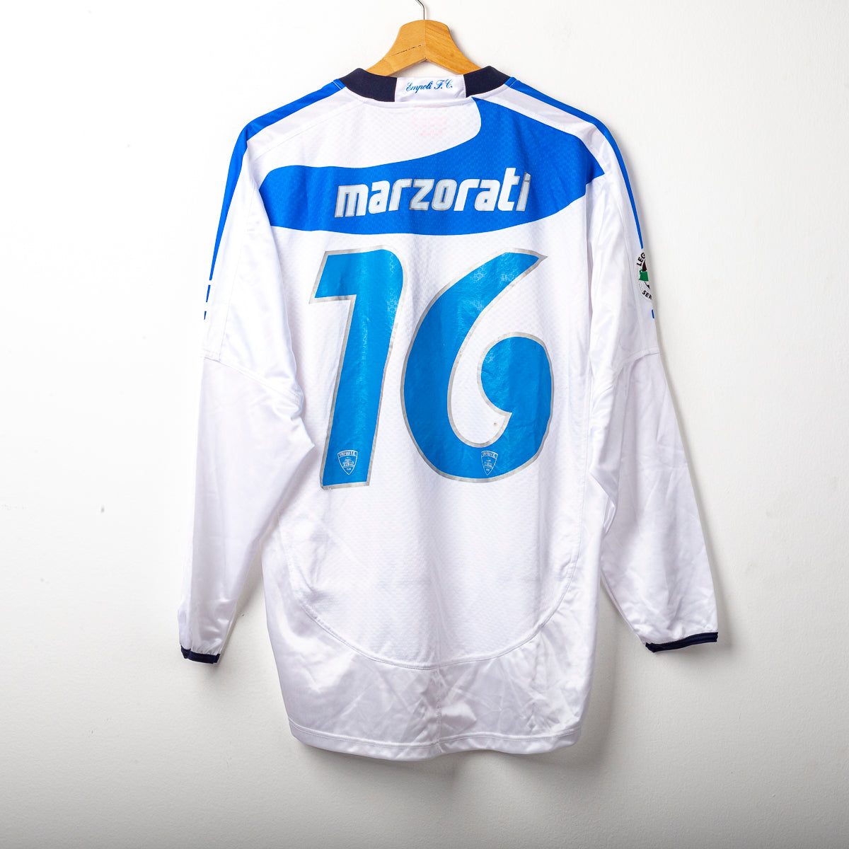 2006/2007 empoli asics marzorati 16 ls away jersey