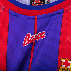 Maglia Home Barcellona Kappa Stoichkov 8 1997/1998 L