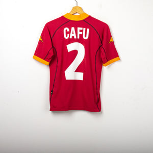 Maglia Home Roma Kappa Cafu 2 2001/2002 S