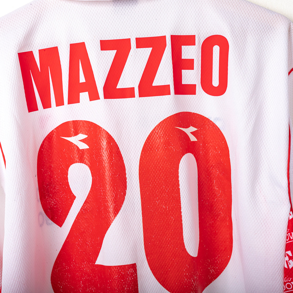 1997/1998 padova home jersey diadora mazzeo 20