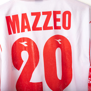 1997/1998 padova home jersey diadora mazzeo 20