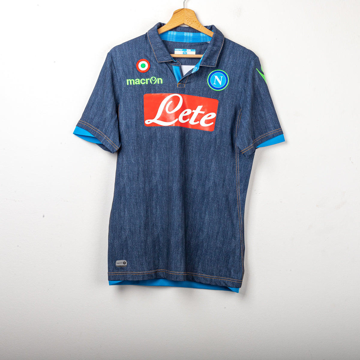 Maglia Home UEFA Napoli Macron Koulibaly 26 2014/2015 L