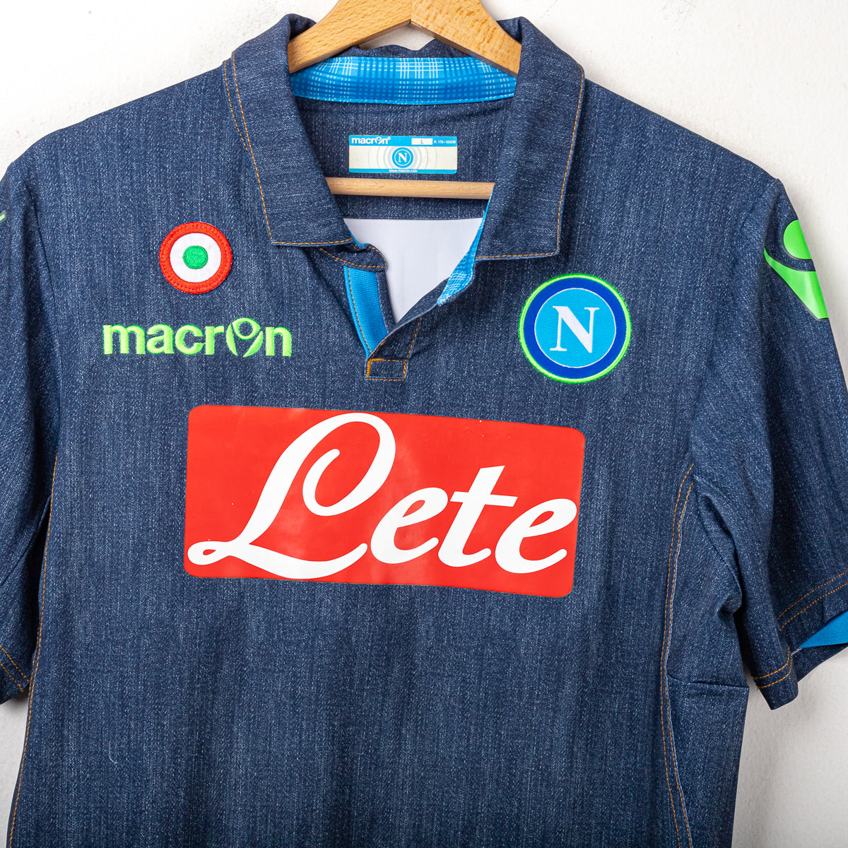 Maglia Home UEFA Napoli Macron Koulibaly 26 2014/2015 L