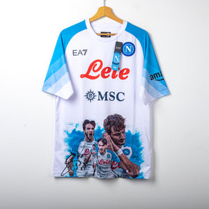 maglia face game napoli ea7 kvaratskhelia 77 2022/2023