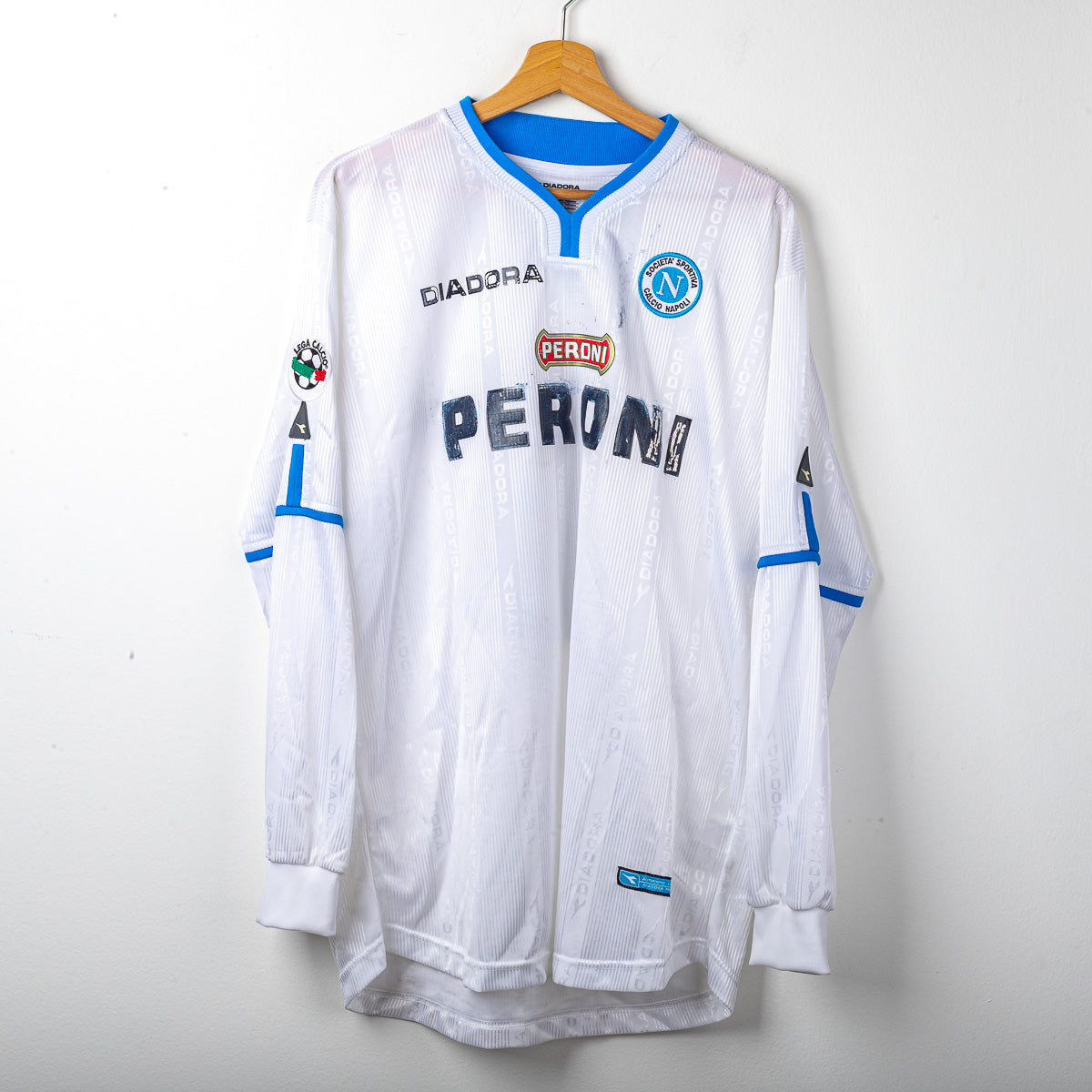 2001/2002 away napoli bigica 6 ls jersey 