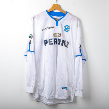 2001/2002 away napoli bigica 6 ls jersey 