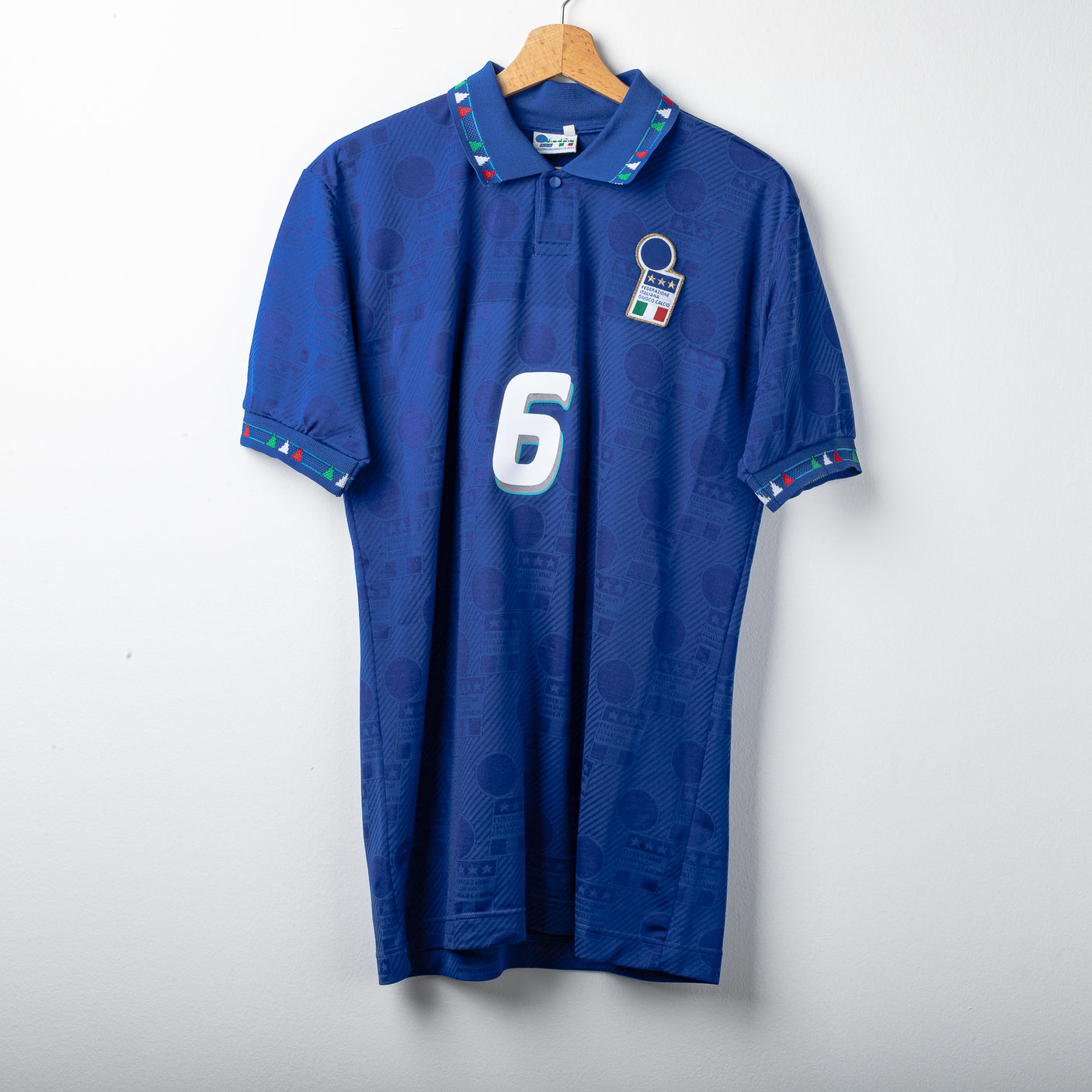 Maglia Home Italia Diadora Baresi 6 USA 1994