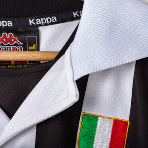 1998/1999 juventus kappa pessotto 17 home jersey