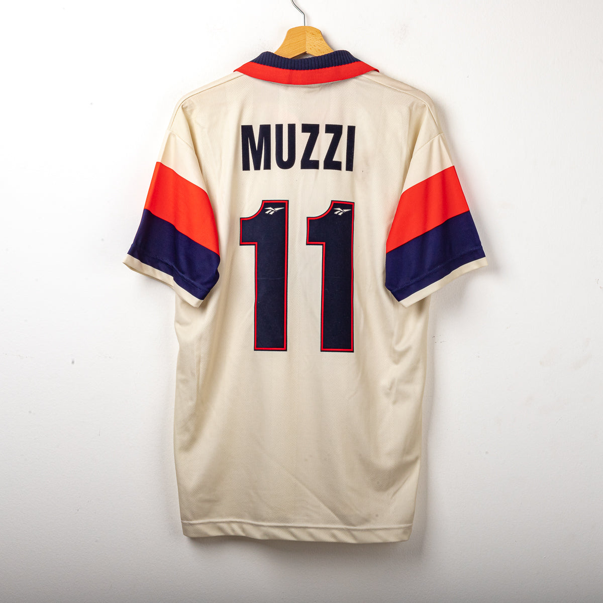 Maglia Away Cagliari Reebok Muzzi 11 1996/1997 M