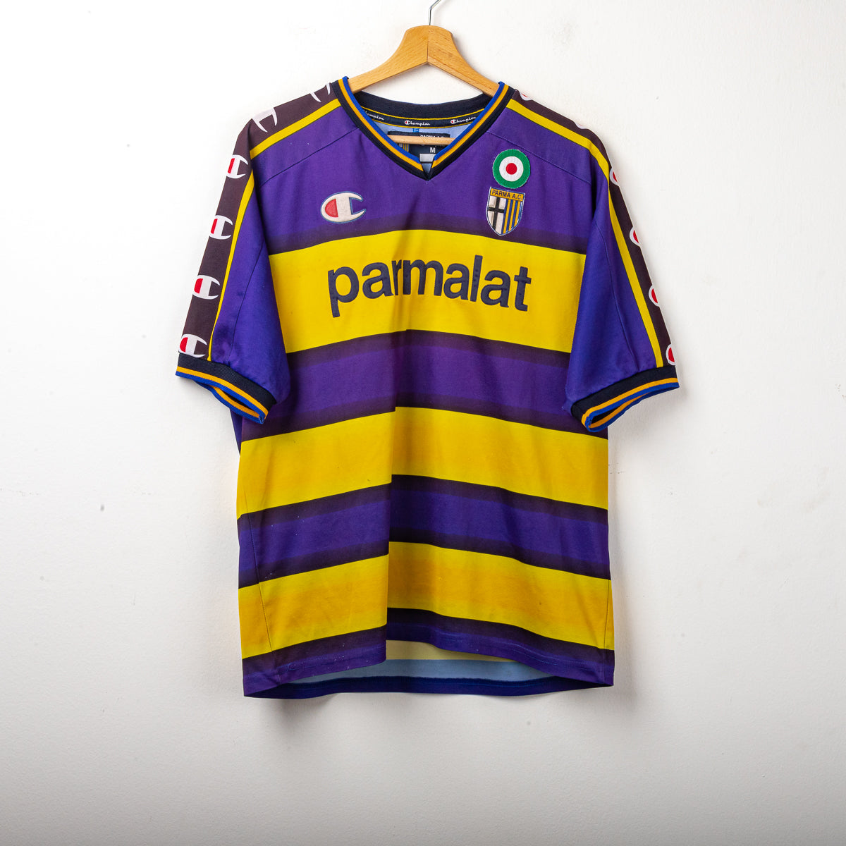 Maglia Home Parma Champion Adriano 9 2002/2003 M