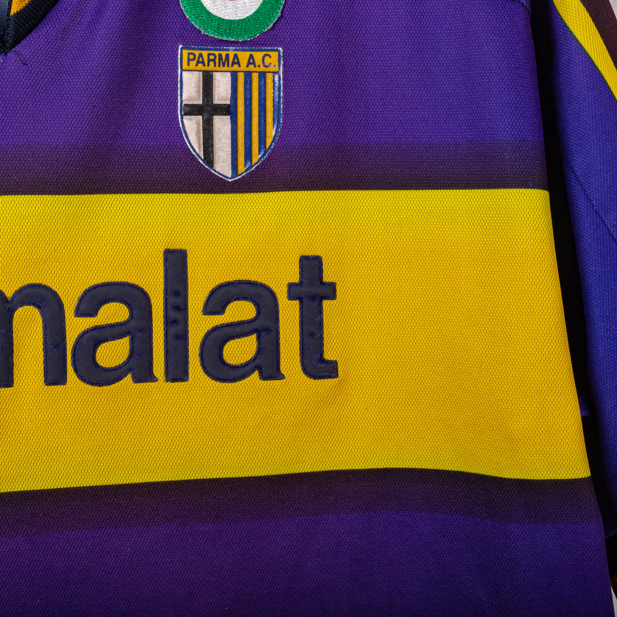 Maglia Home Parma Champion Adriano 9 2002/2003 M