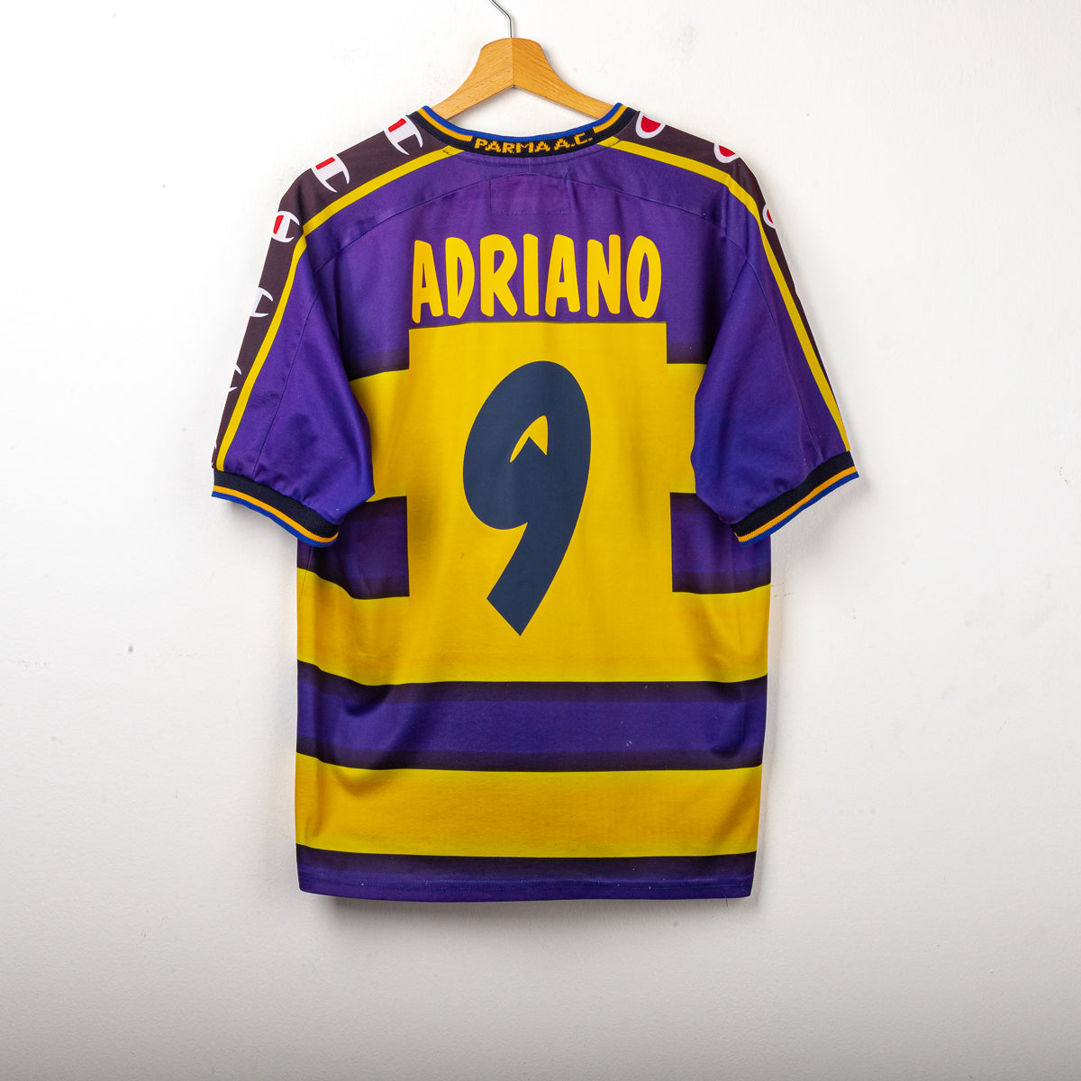 Maglia Home Parma Champion Adriano 9 2002/2003 M