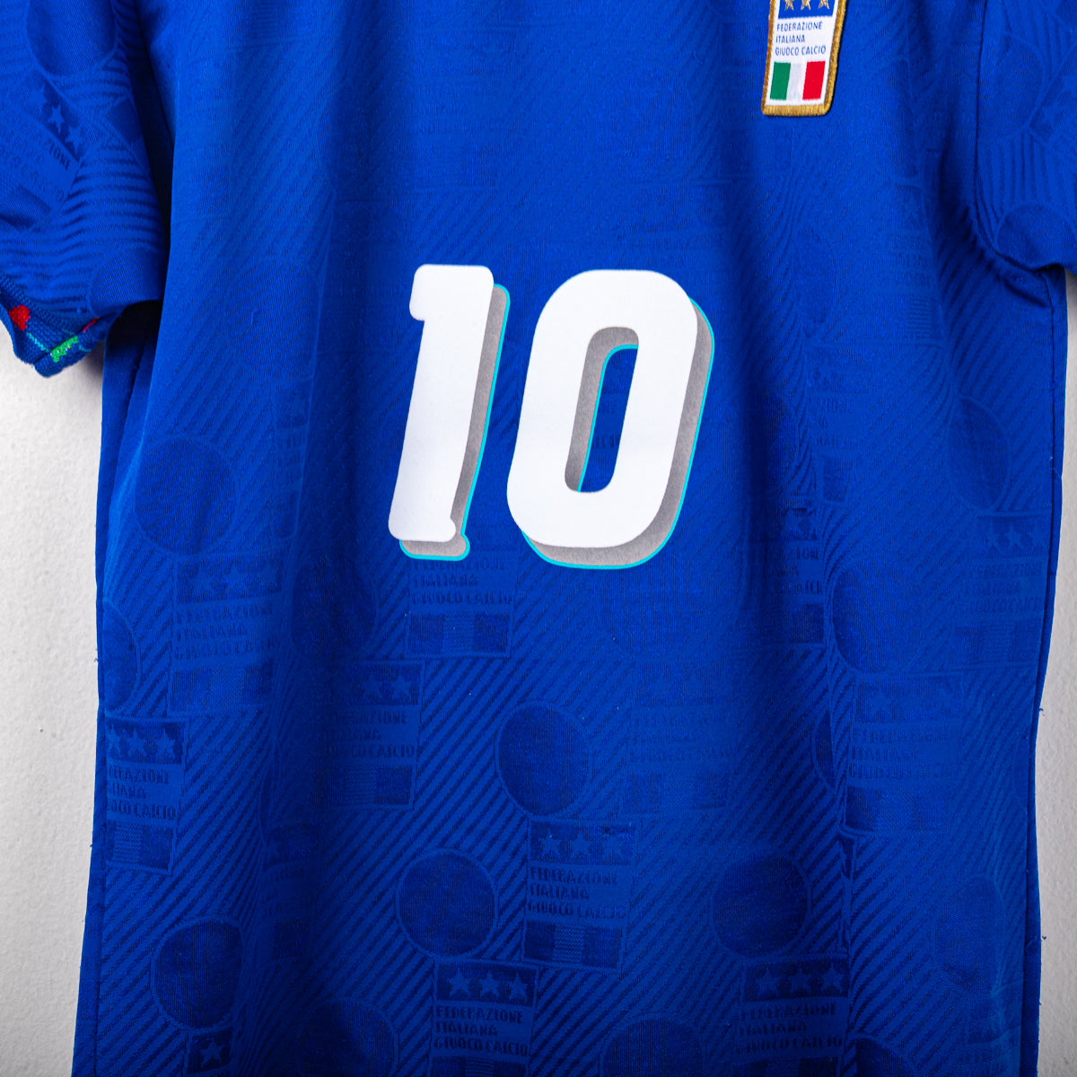 Maglia Home Italia Diadora Baggio 10 Mondiali USA 1994 S