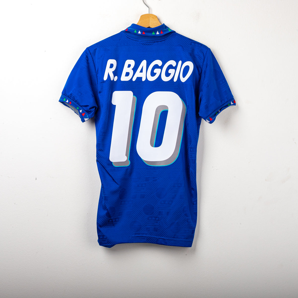 Maglia Home Italia Diadora Baggio 10 Mondiali USA 1994 S