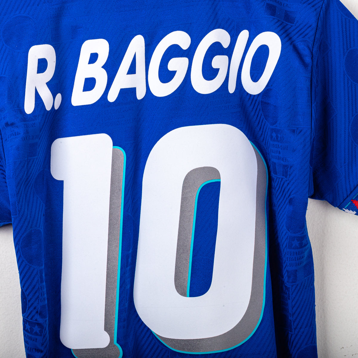 Maglia Home Italia Diadora Baggio 10 Mondiali USA 1994 S
