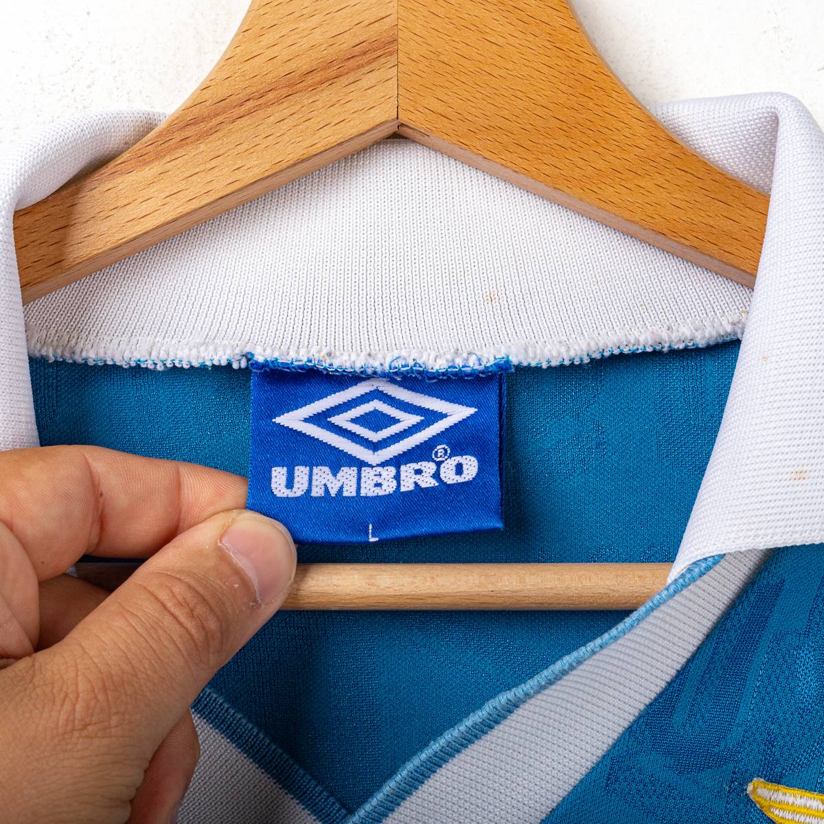 1996/1997 SS Lazio Training Long Sleeve Umbro Shirt