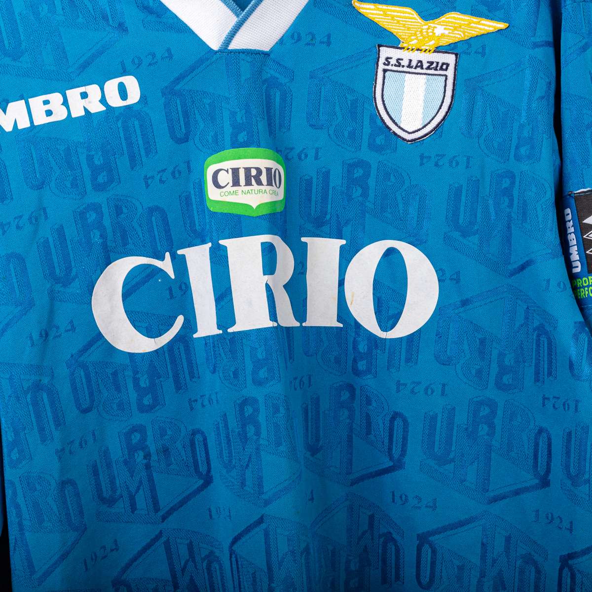 1996/1997 SS Lazio Training Long Sleeve Umbro Shirt