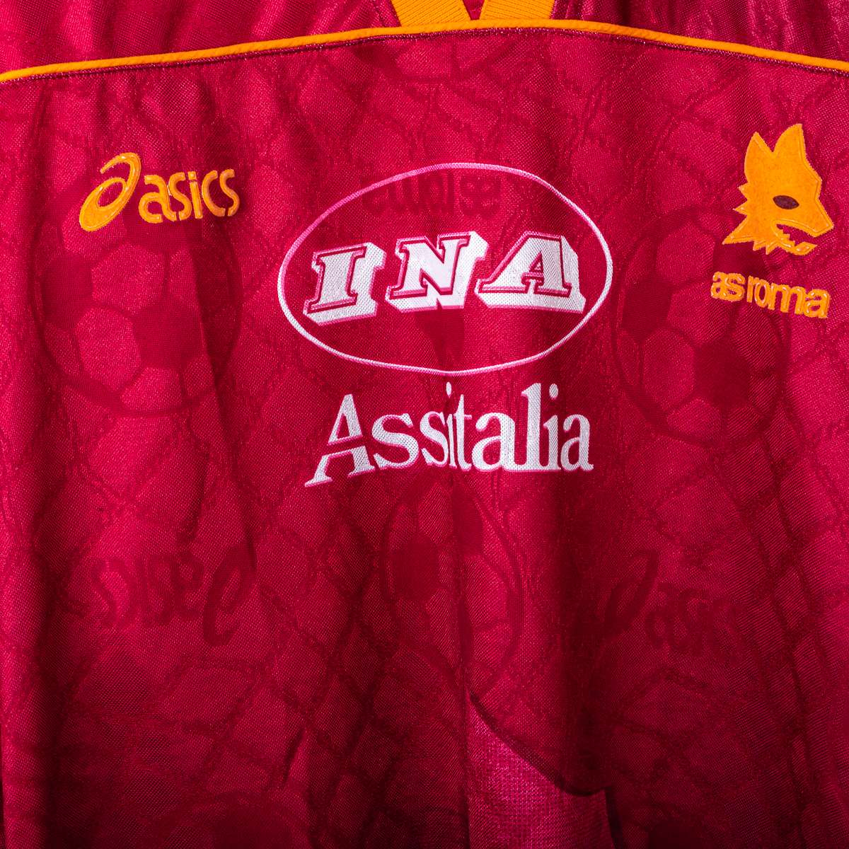 Roma Asics Totti 20 1995/1996 Home Shirt