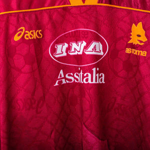 Roma Asics Totti 20 1995/1996 Home Shirt