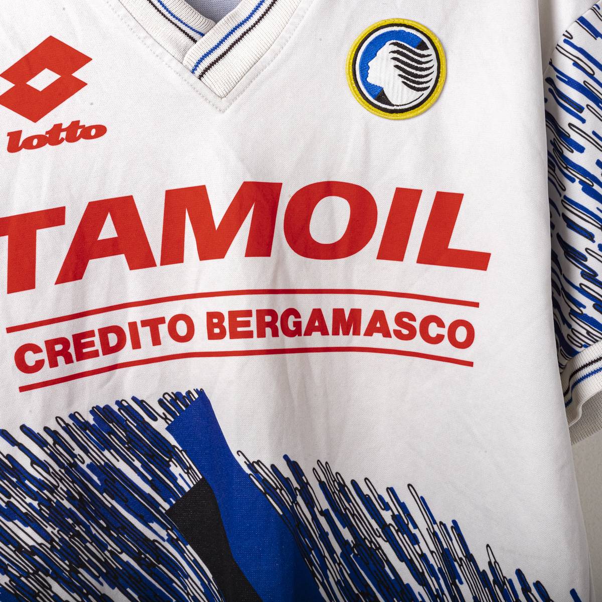 T-shirt allenamento atalanta lotto tamoil 1991/1992