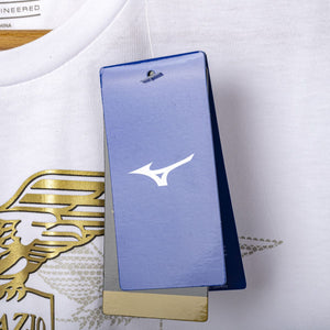 t-shirt lazio special bianca oro