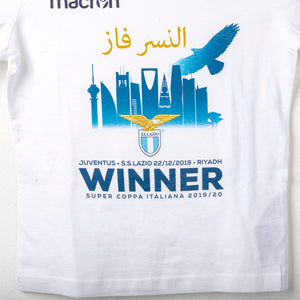 t-shirt bambino celebrativa supercoppa lazio 2019/2020
