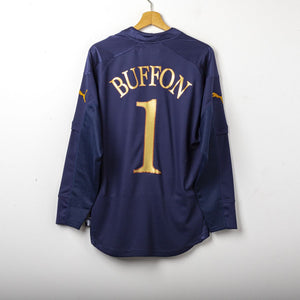 maglia away italia puma buffon n1 con cartellino 2004