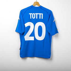 Maglia Home Italia Kappa Totti n20 Euro 2000