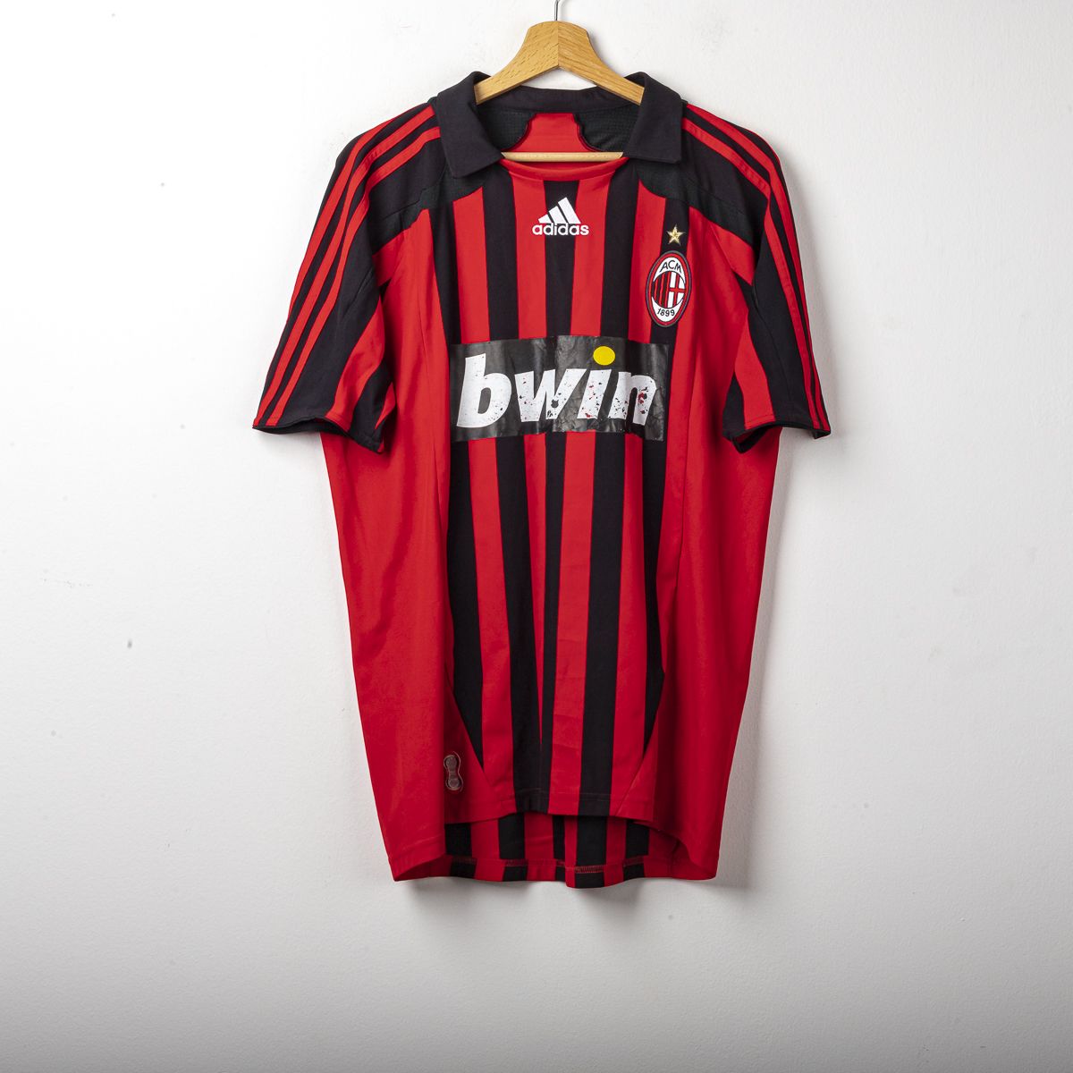 Maglia Home Adidas Milan Kaká 22 2007/2008 72X50