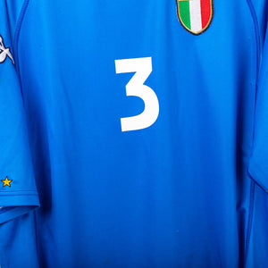 Maglia Home Italia Kappa Maldini n3 Euro 2000