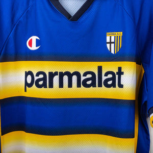 Maglia Home Ac Parma Champion Adriano n9 2003/2004