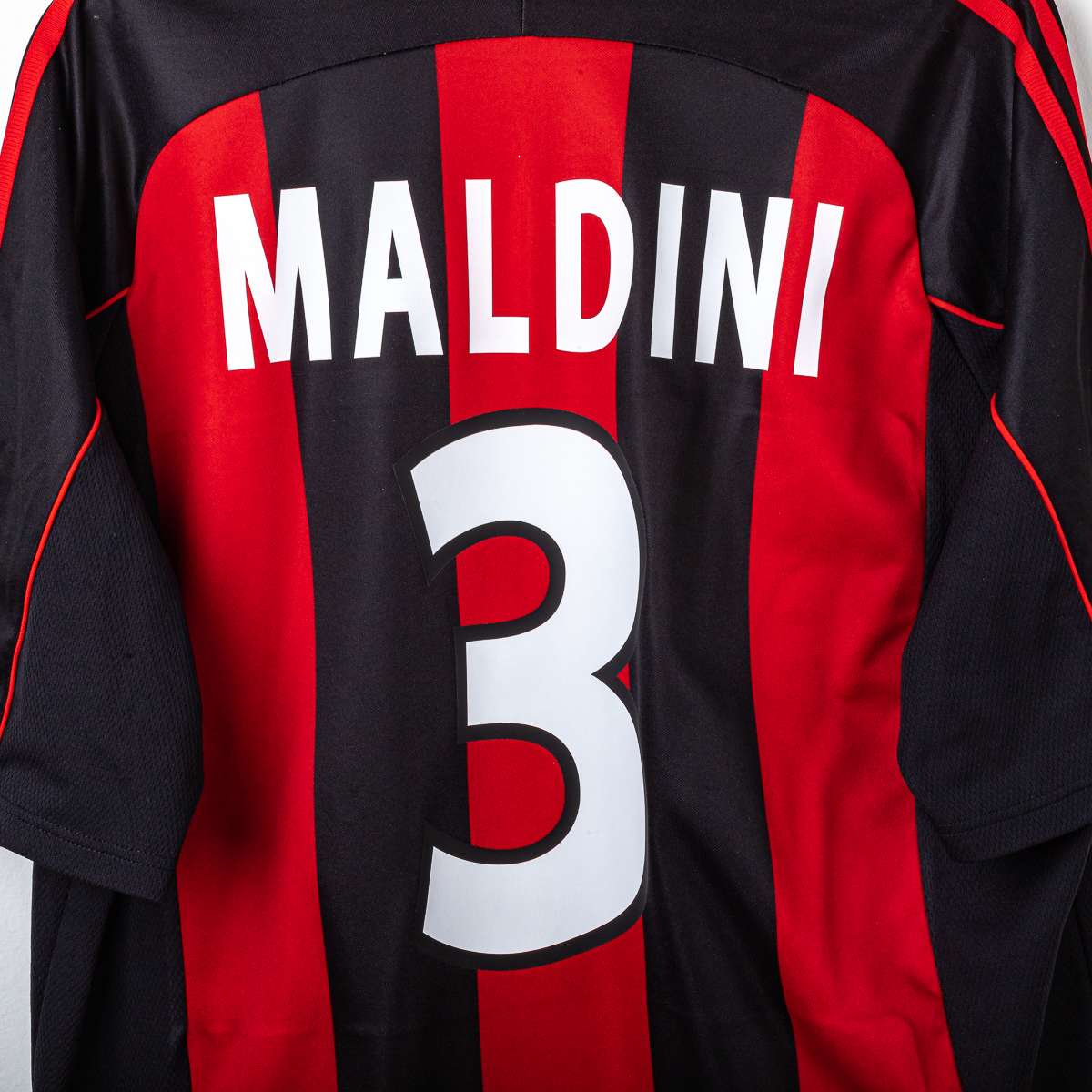 Milan Adidas Maldini 3 1998/1999 Home Shirt