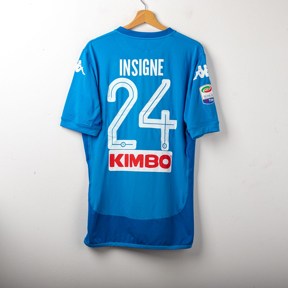Maglia Home Napoli Kappa Insigne 24 2016/2017