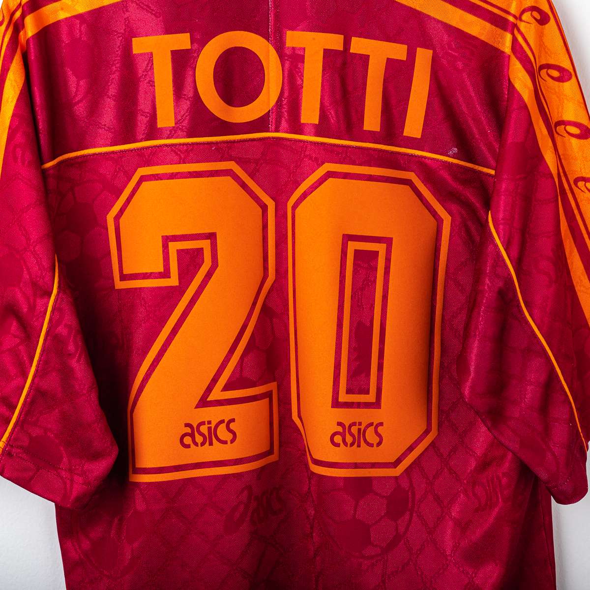 Roma Asics Totti 20 1995/1996 Home Shirt