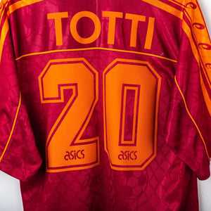 Roma Asics Totti 20 1995/1996 Home Shirt