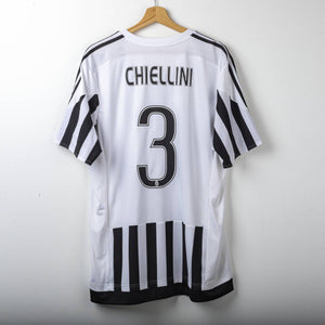Maglia home Juventus Adidas Jeep Chiellini 3 2015/2016