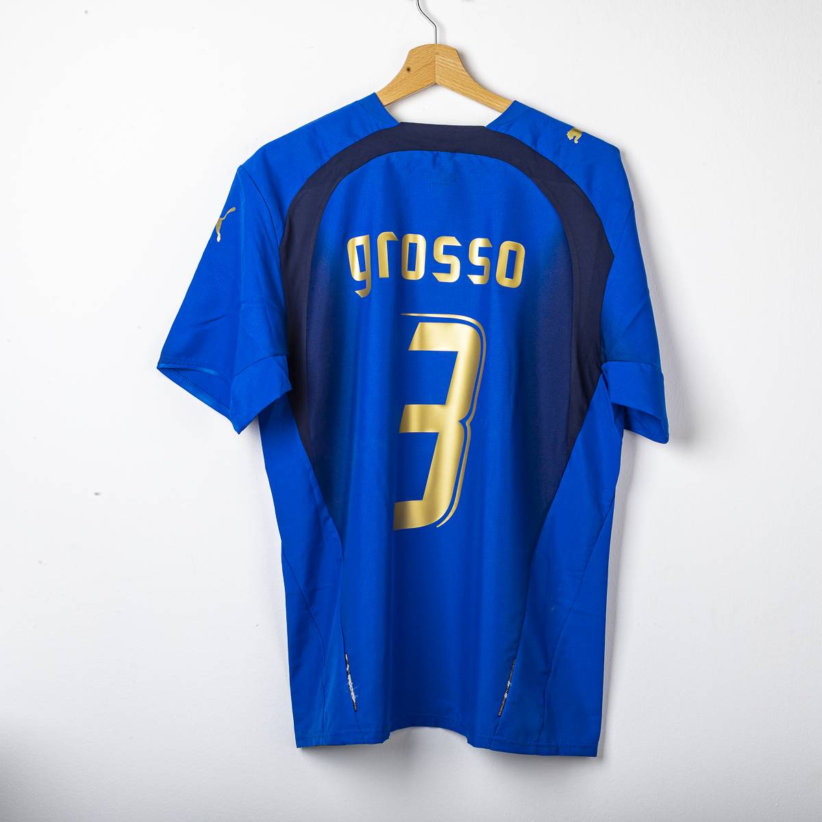 Maglia Home Italia Puma Grosso 3 Mondiali 2006