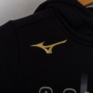 Felpa con Cappuccio Bambino SS Lazio Mizuno Nera 2023/2024