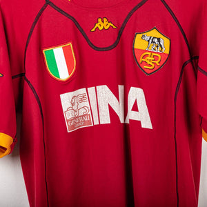 Maglia As Roma Home Kappa Totti n10 2001/2002