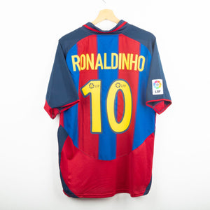 Maglia Home Barcellona Nike Ronaldinho 10 2002/2003