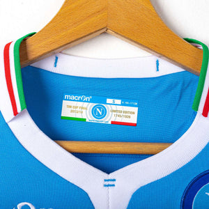 Maglia Home Napoli Finale Tim Cup Insigne 24 N°1745/1926 2013/2014