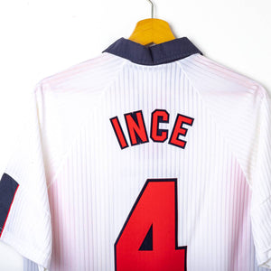 England Home Shirt Umbro Ince 4 1998