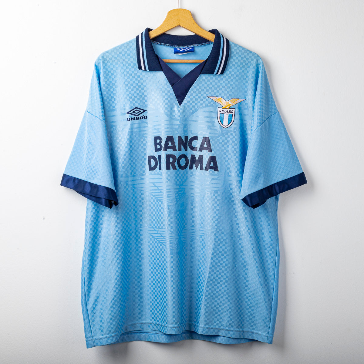 Maglia Home Lazio Umbro Signori 11 Banca di Roma 1995/1996